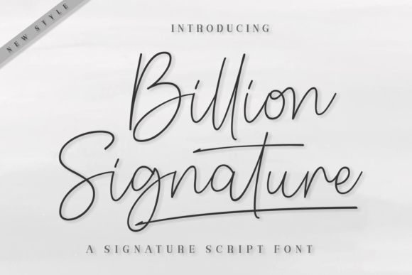 A Web Designer’s Hands-On Review: Billion Signature Font
