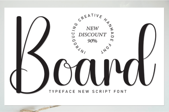 Board: A Signature Handwritten Font for Building Your Business Brand