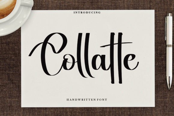 Collatte Font: Elevating Your Handmade Craft Designs