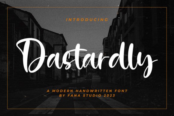 Dastardly: A Script Font Built for Digital Expression