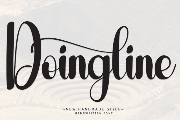 Doingline: A Friendly Handwritten Font for Your Brand Story