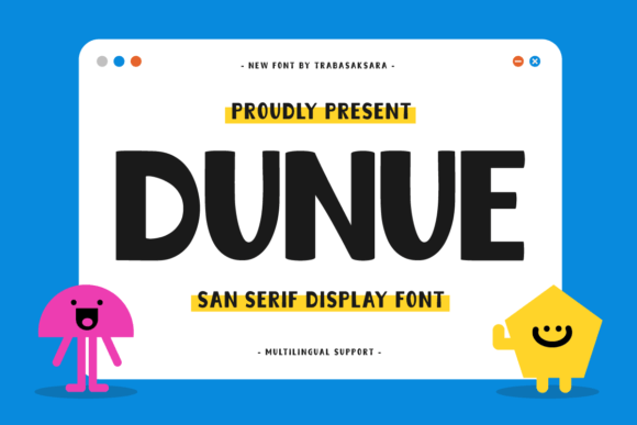 Dunue: A Modern Sans Serif Font for Editorial Design