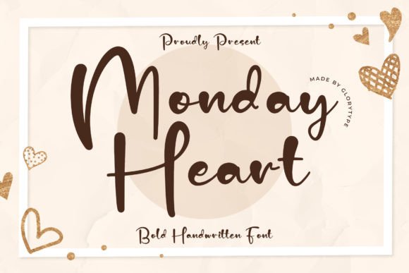 Monday Heart: A Font For Making Beautiful Things