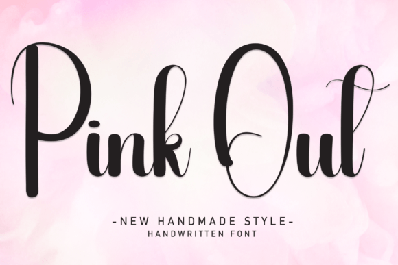 Pink Out: The Sweet Handwritten Font for Crafters