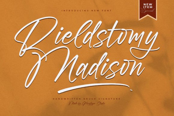 Rieldstomy Madison: An Elegant Handwritten Font for Branding