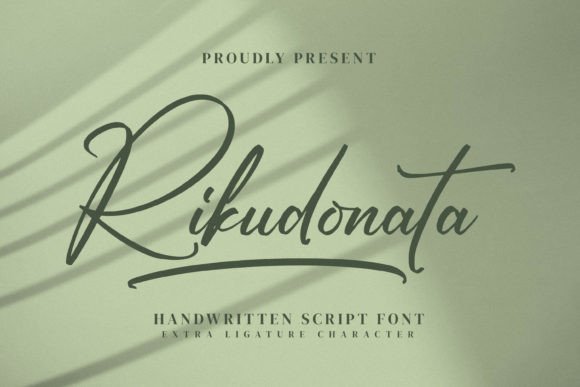 Rikudonata: A Modern Script Font for Branding