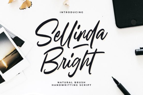 Sellinda Bright: The Craft-Oriented Script Typeface