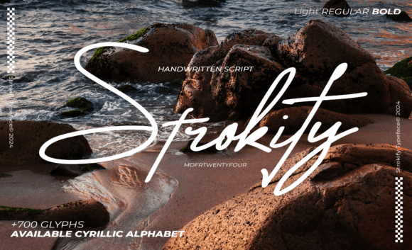 Strokify: A Crafters Font for Real Products