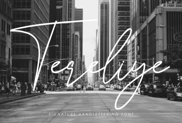 Tereliye: The Script Amp Font for Measured Elegance