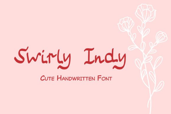 The Swirly Indy Font: A Cute Script for Consistent Branding