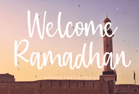 The Welcome Ramadhan Font: A Tool for Visual Strategy