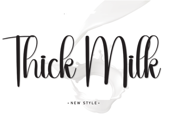 Thick Milk: A Friendly Handwritten Font for Editorial Design