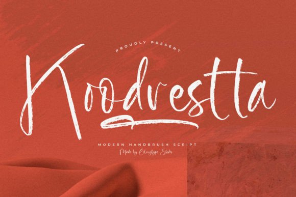 Using the Koodrestta Handwritten Font in a Real Branding Project