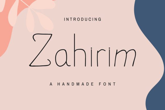 Zahirim: A Typeface for Editorial Calm and Clarity